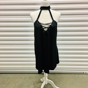 Mini black dress